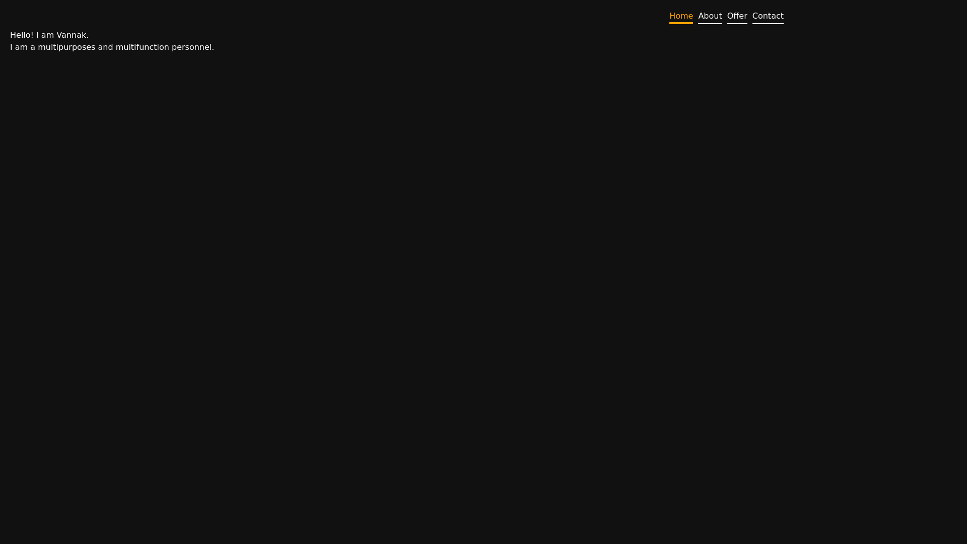 website screenshot of https://sunvannak.pages.dev/