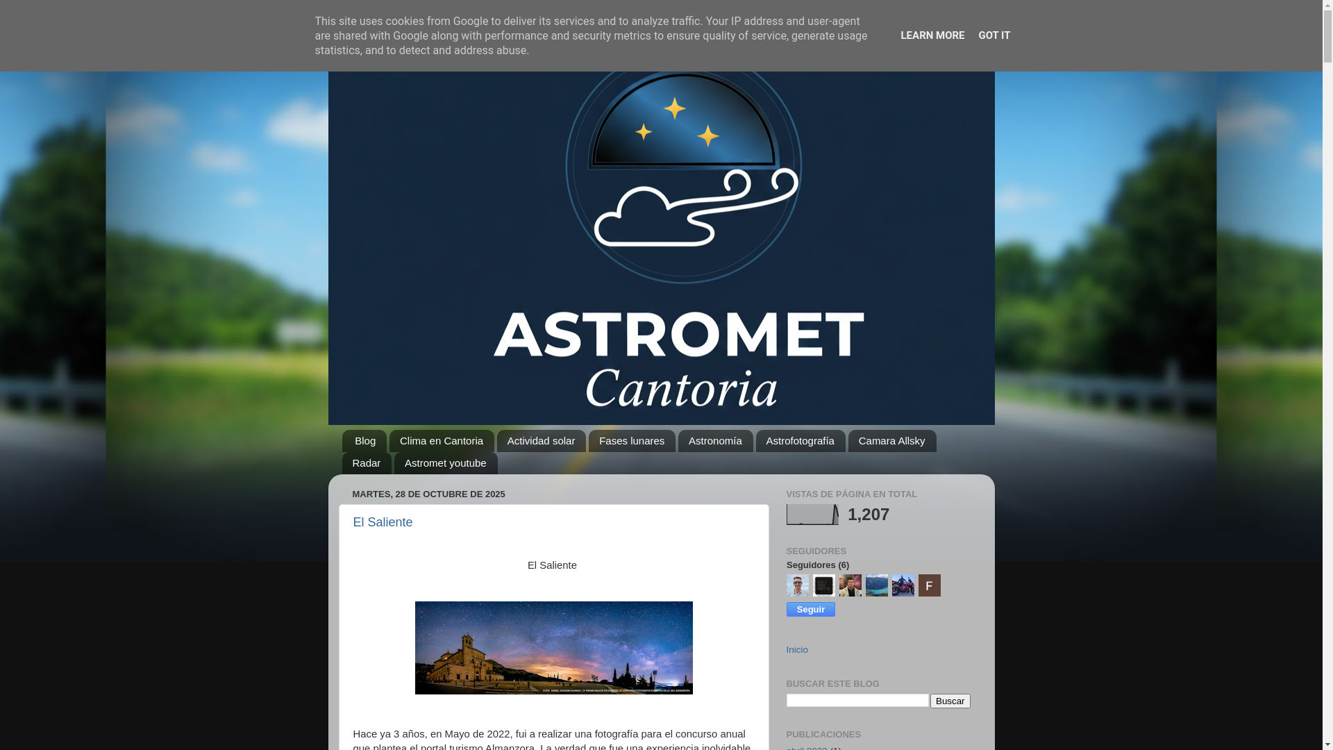 website screenshot of https://astrometcantoria.es/