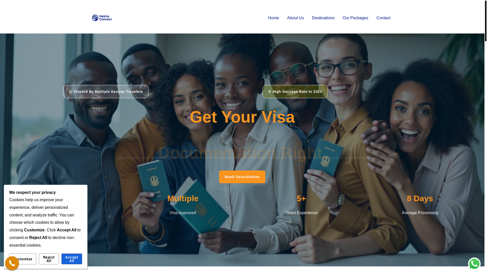 website screenshot of https://samnyamu.com/