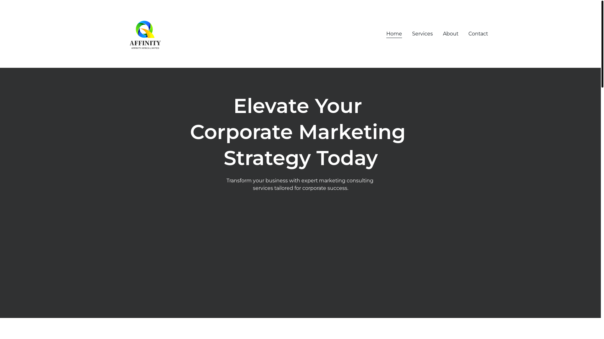 website screenshot of https://affinityafrica.shop/