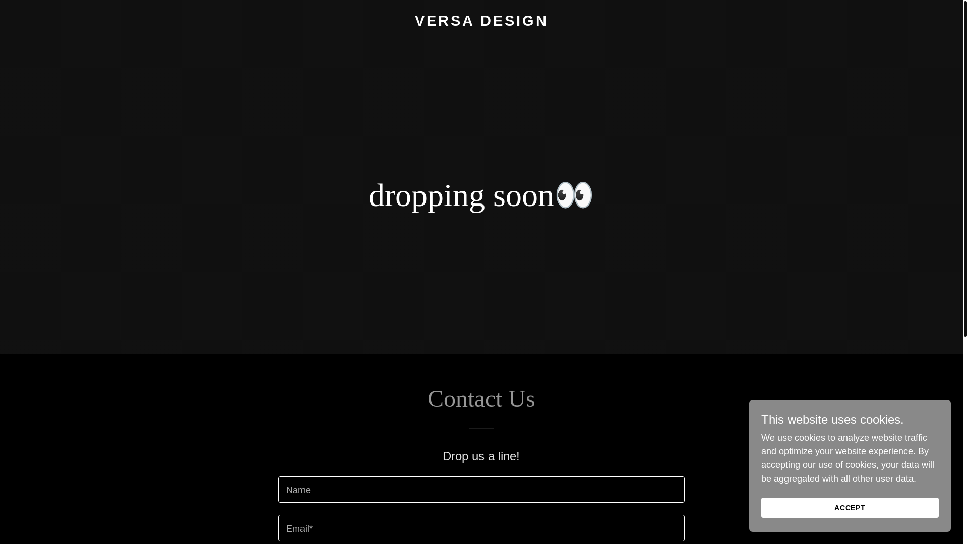 website screenshot of https://versadesign.shop/