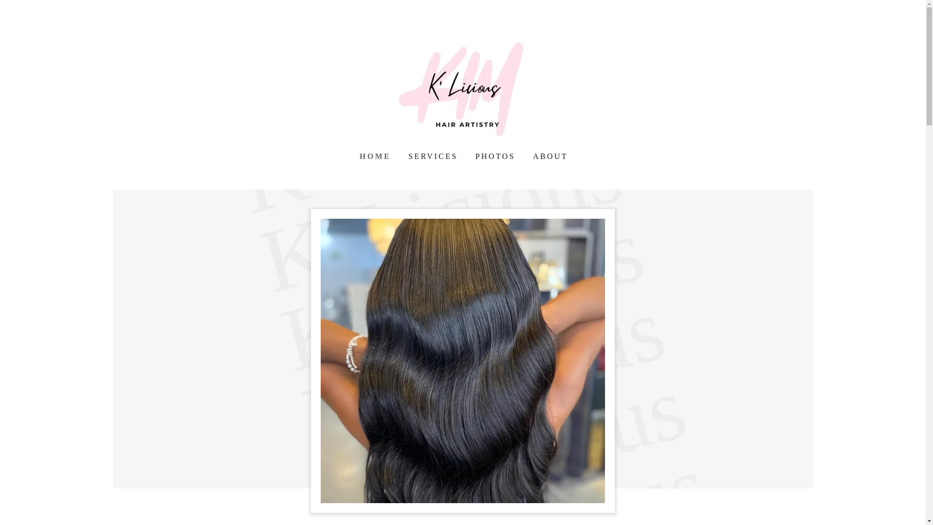 website screenshot of https://klicioushair.com/