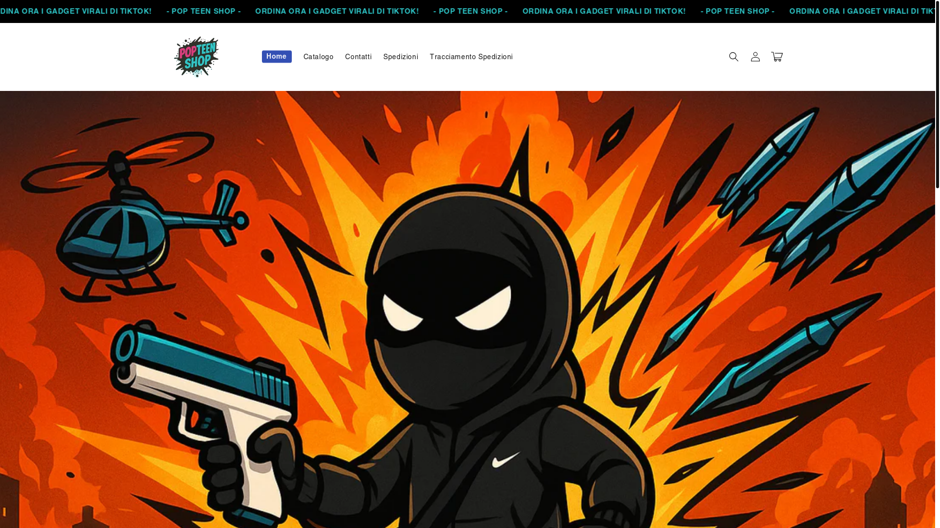 website screenshot of https://popteenshop.nl/