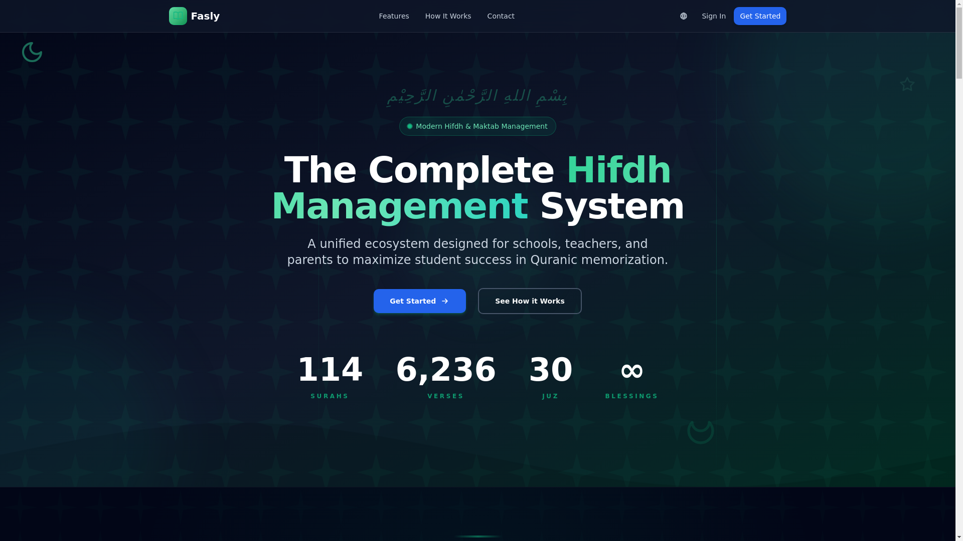 website screenshot of https://fasly-web.pages.dev/