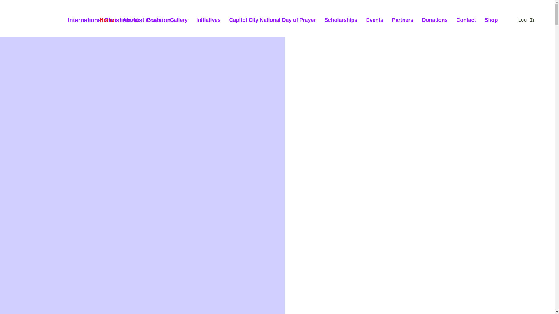 website screenshot of https://ichcoalition.com/