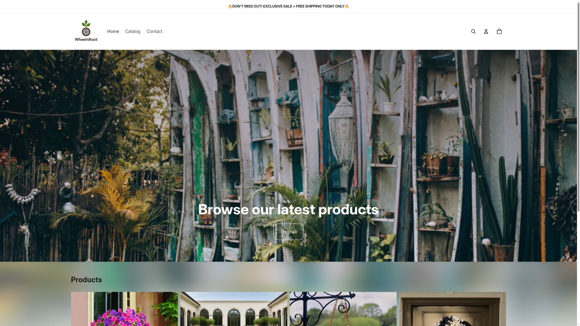 website screenshot of https://wheelnroot.com/