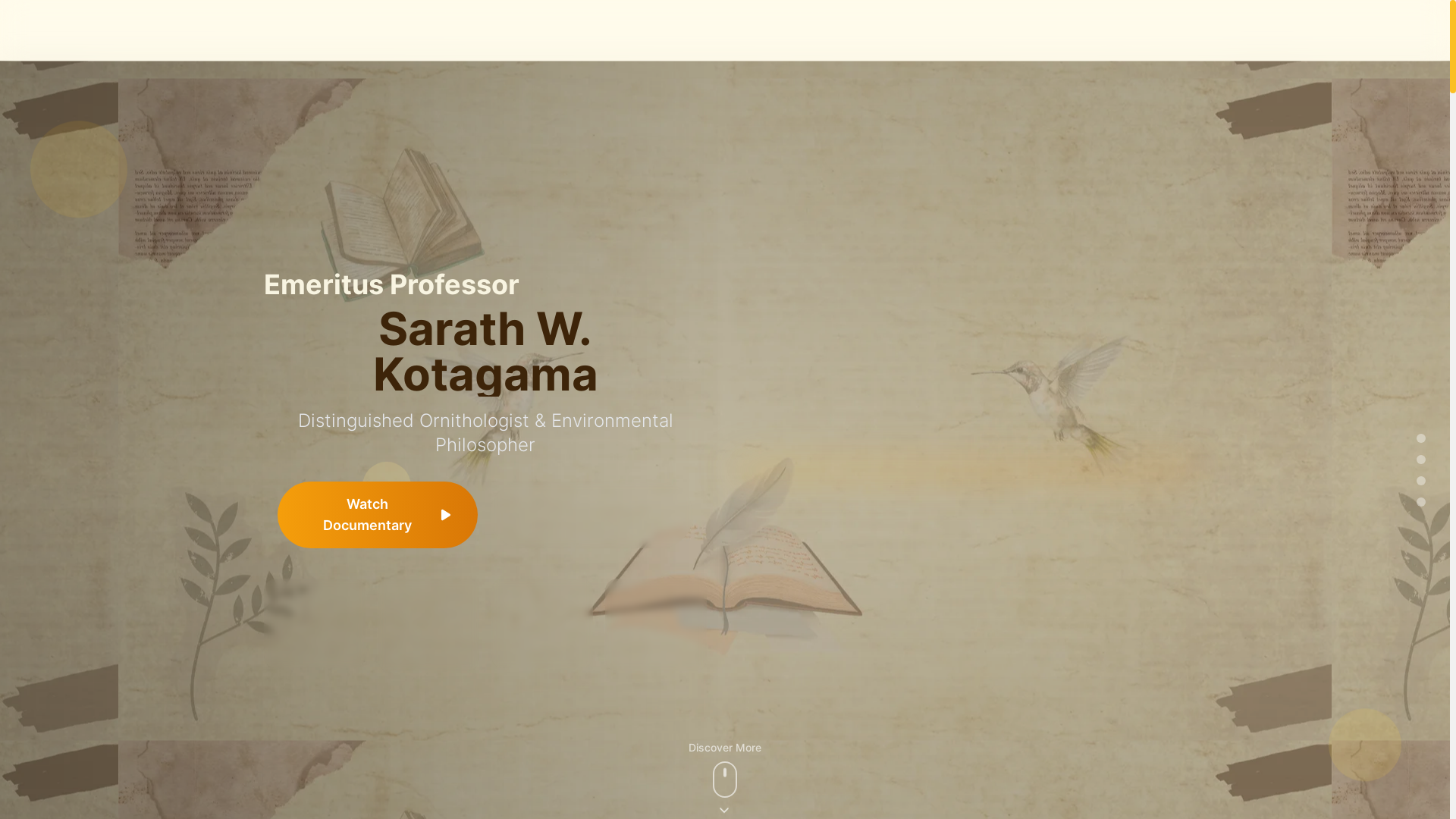 website screenshot of https://sarathkotagama.com/