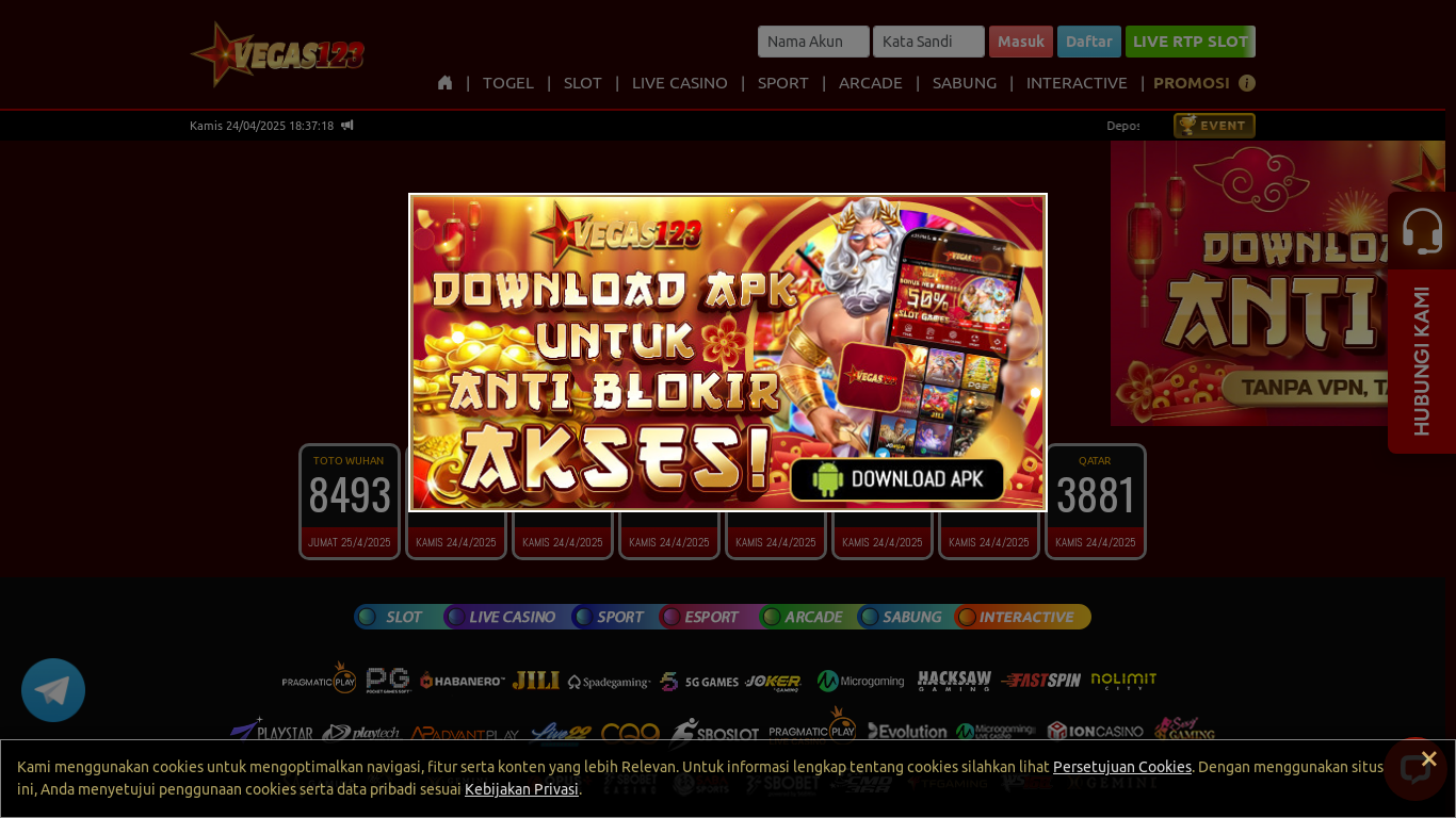 website screenshot of https://vegas123mj3.com/