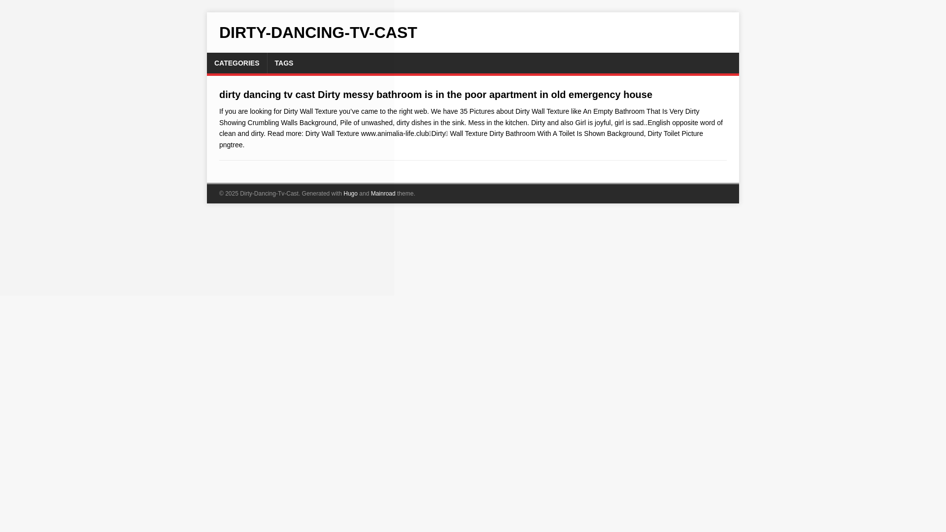 website screenshot of https://dirty-dancing-tv-cast.pages.dev/