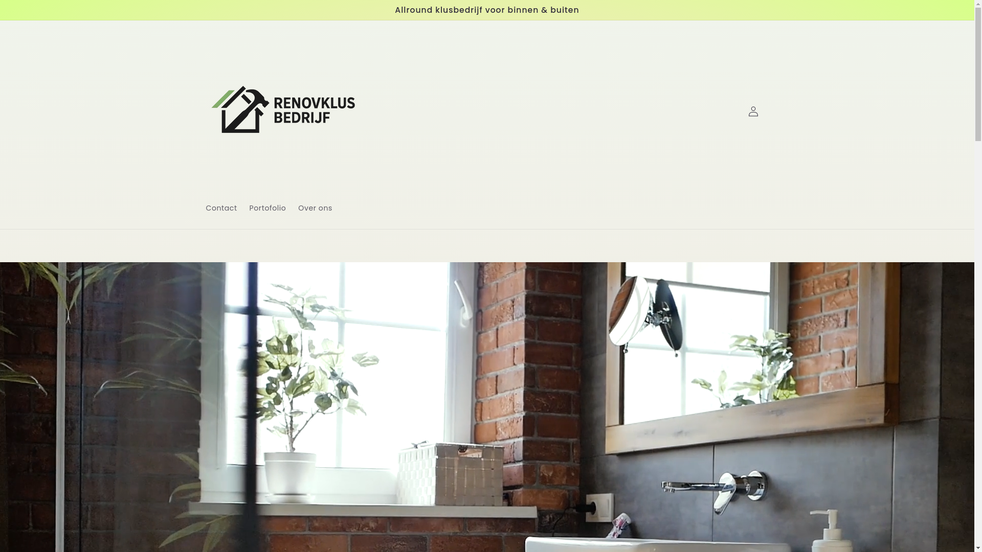 website screenshot of https://renovklus.nl/