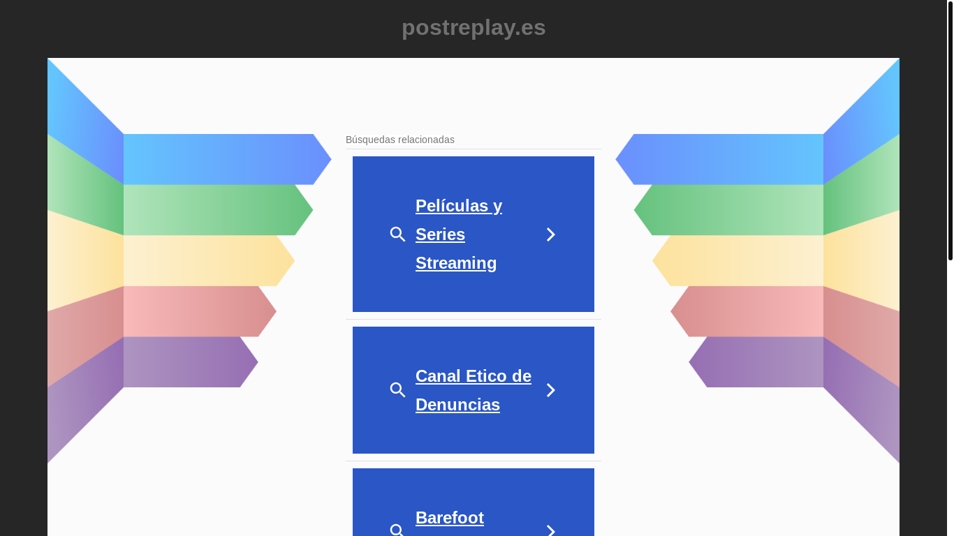 website screenshot of https://postreplay.es/