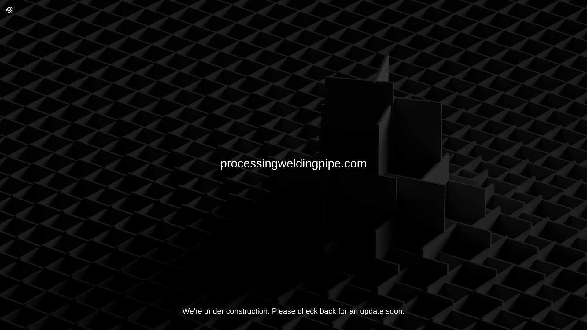 website screenshot of https://processingweldingpipe.com/