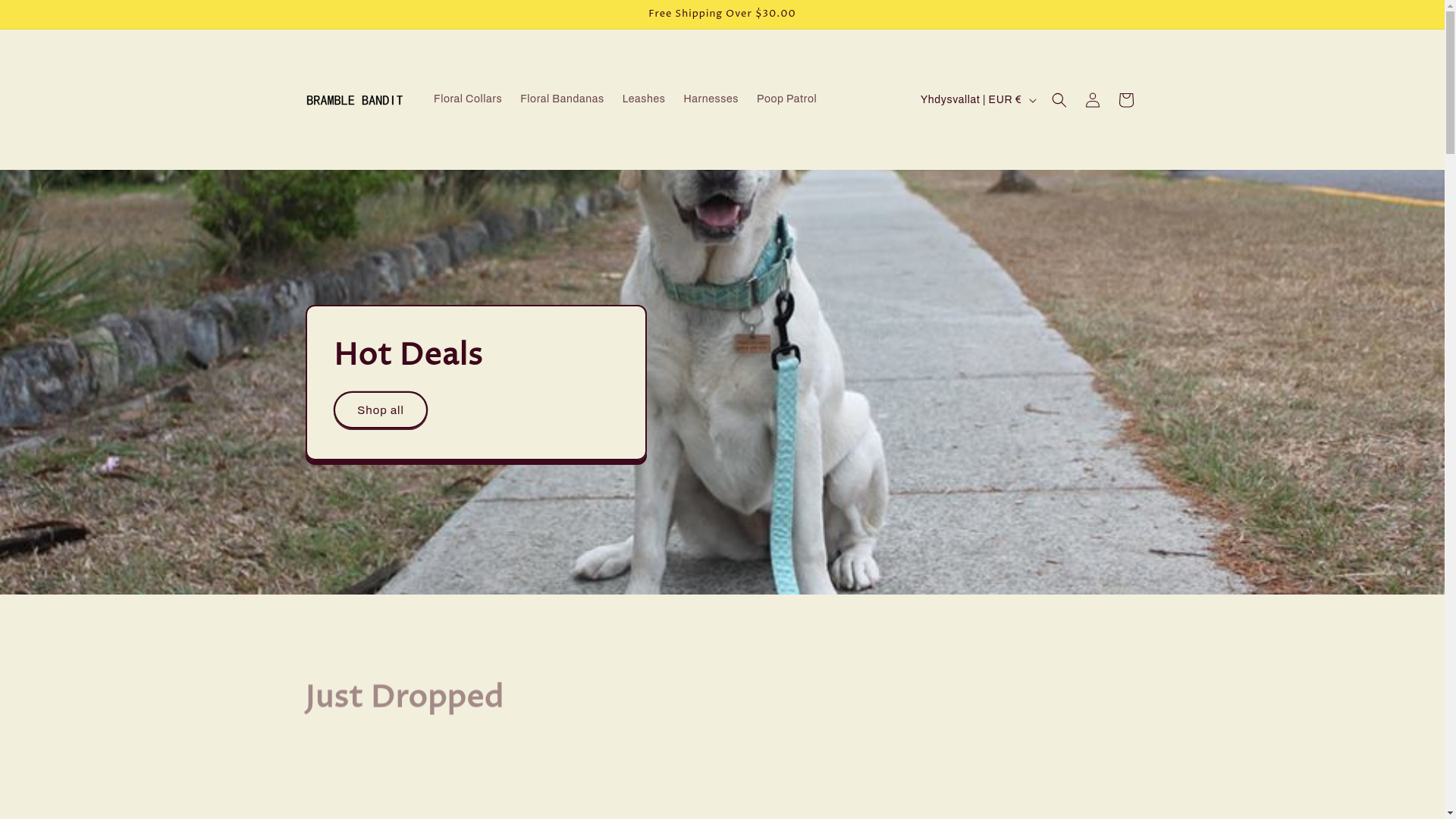 website screenshot of https://bramblebandit.com/