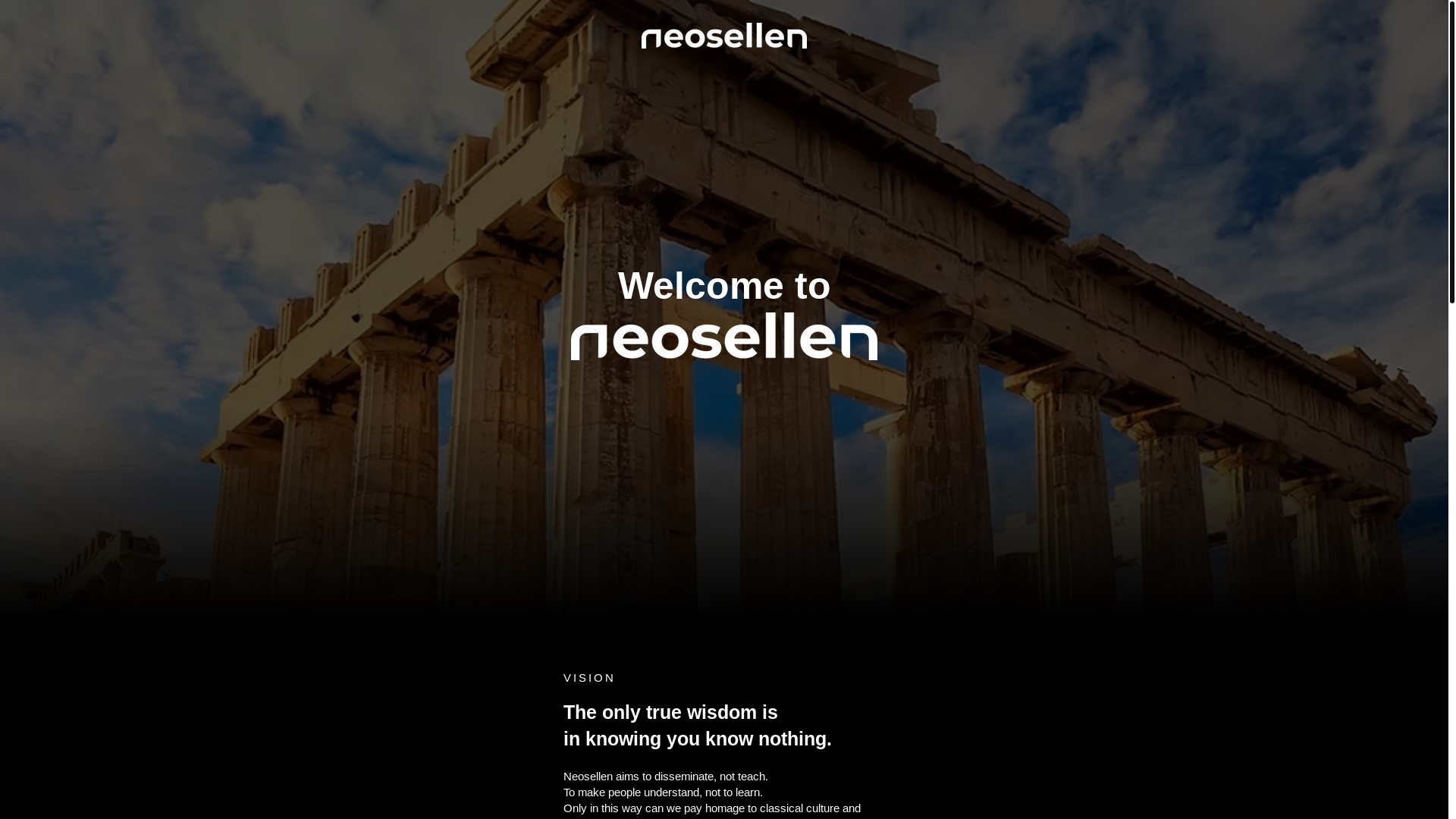 website screenshot of https://neosellen.net/