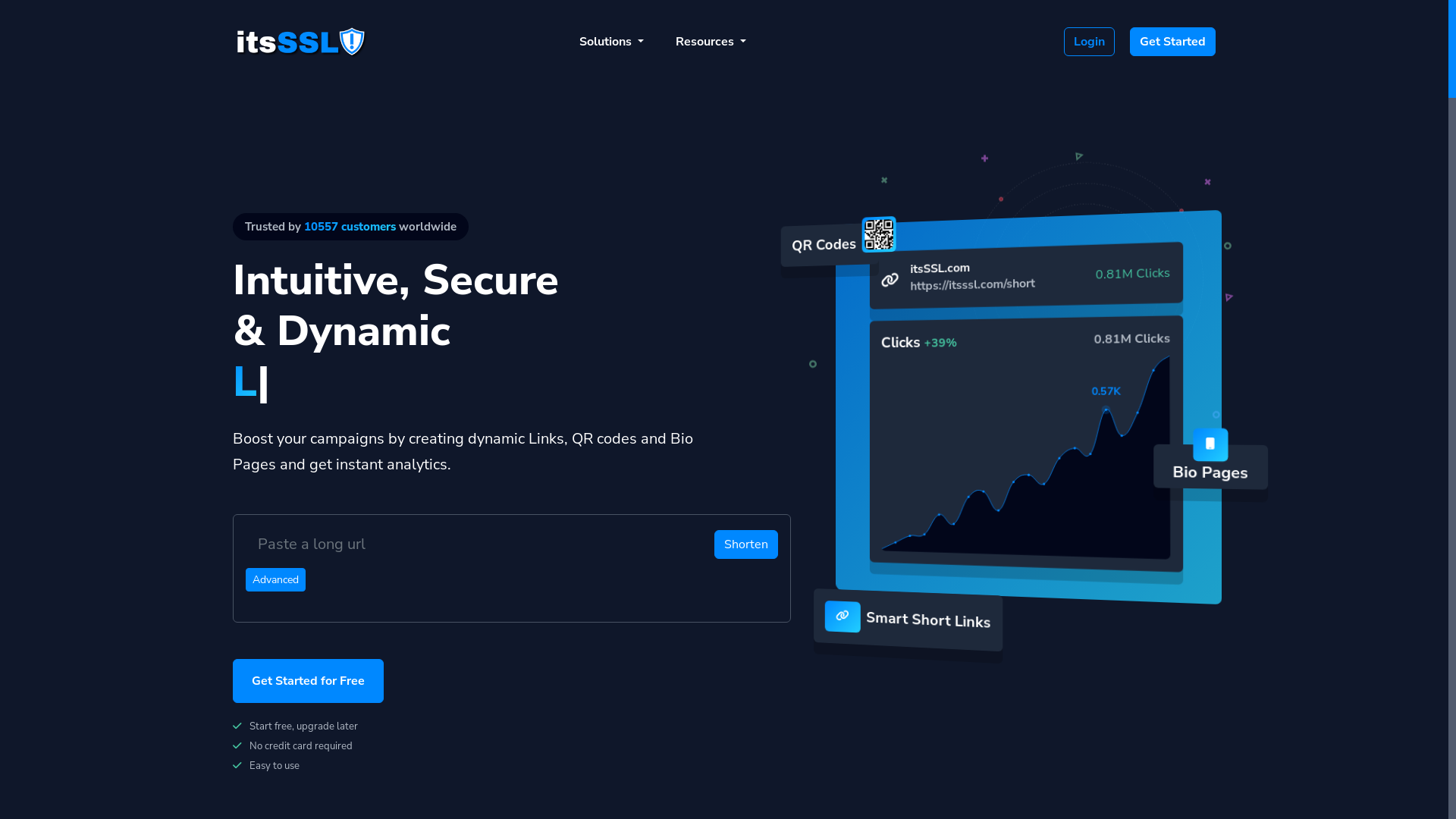 website screenshot of http://itsssl.com/