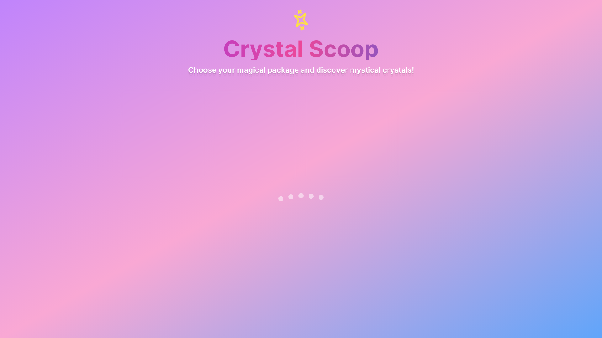 website screenshot of https://crystal-lucky-scoop.pages.dev/