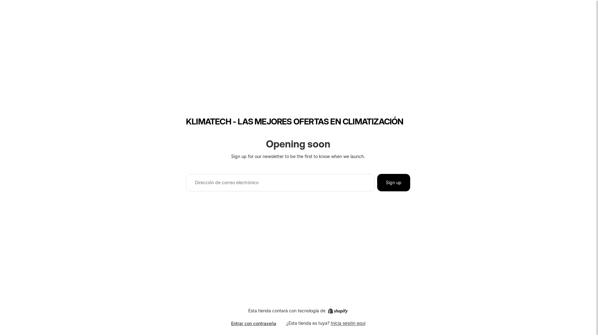 website screenshot of https://klimatechpolarsl.com/