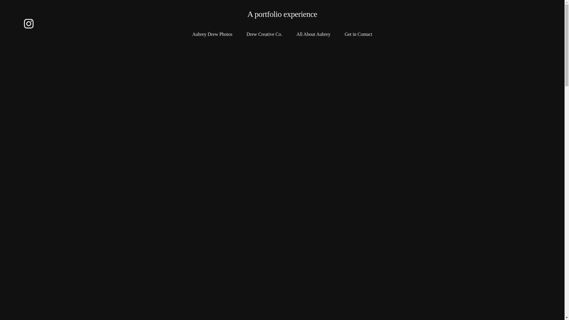 website screenshot of https://drewcreativeco.com/