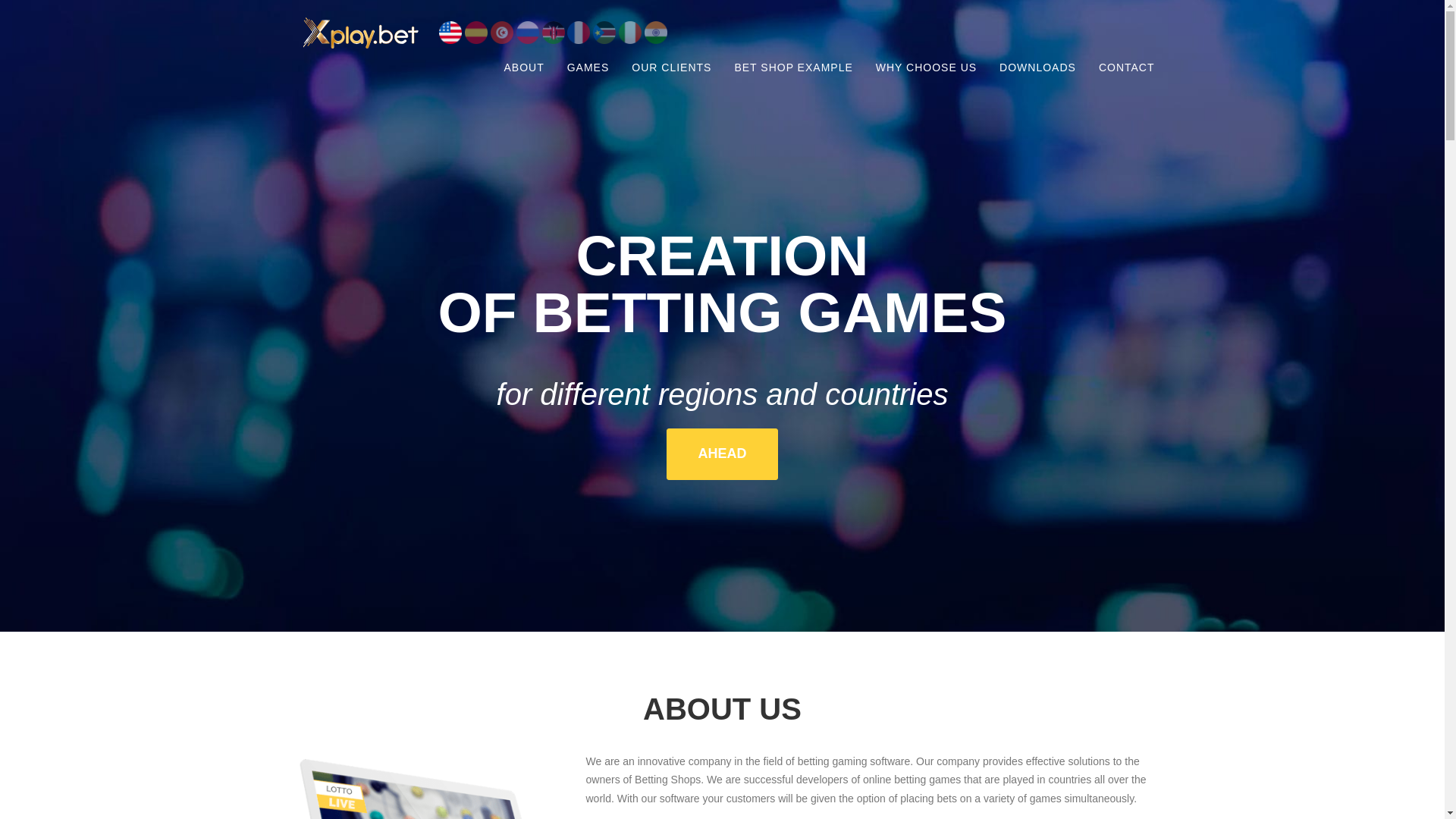 website screenshot of https://flg.bet/