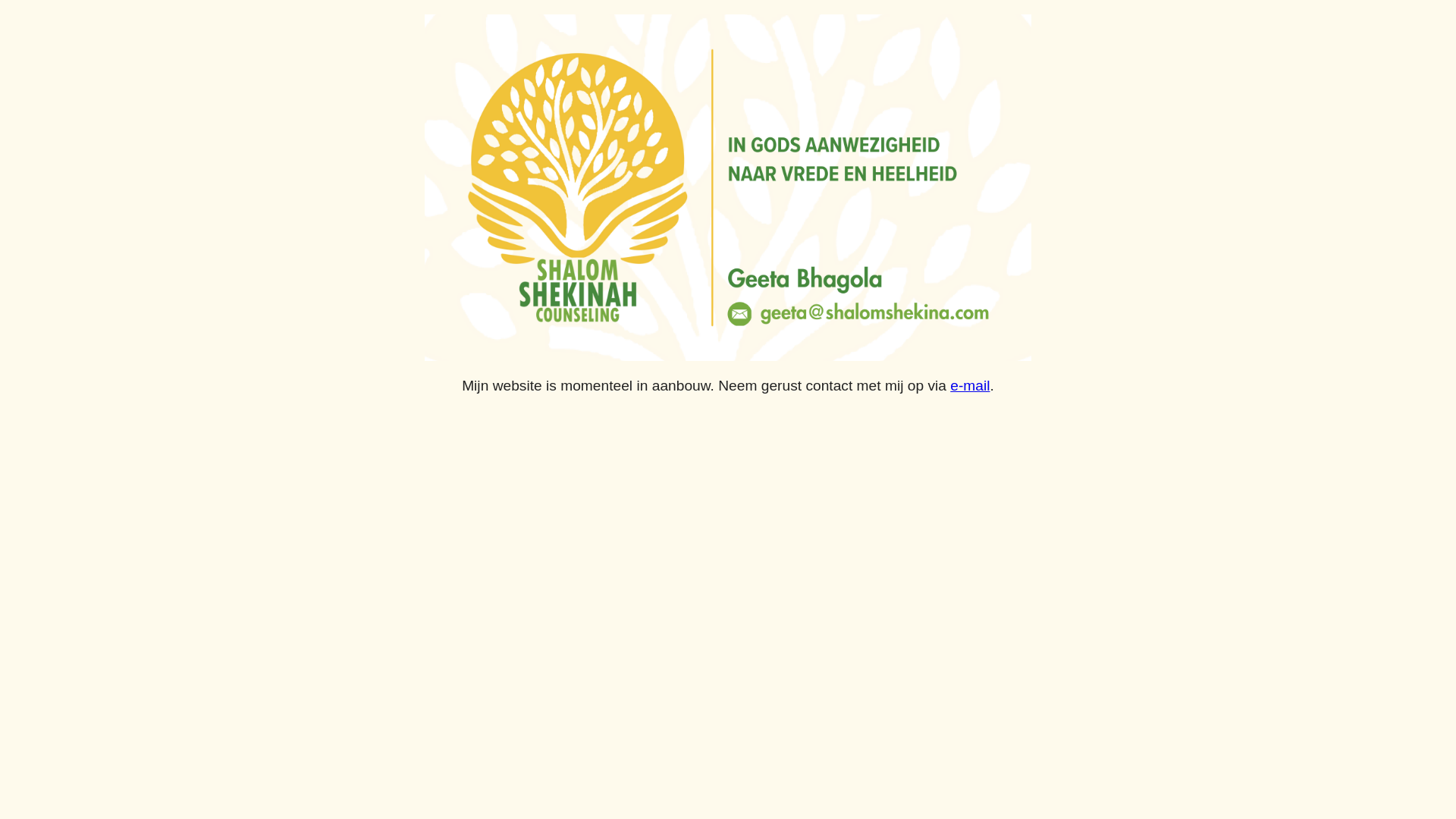 website screenshot of https://shalom-shekinah.pages.dev/