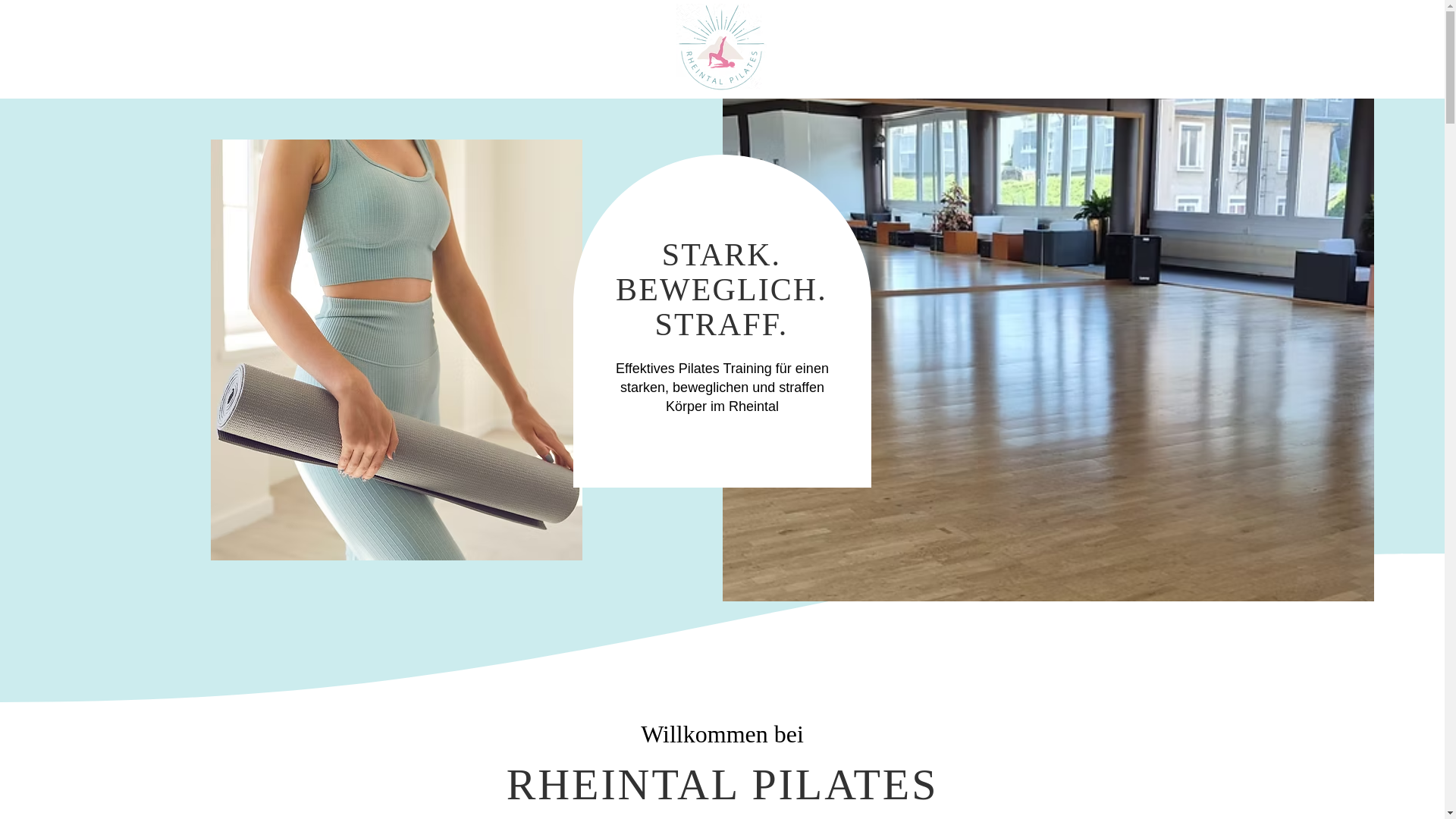 website screenshot of https://rheintal-pilates.ch/