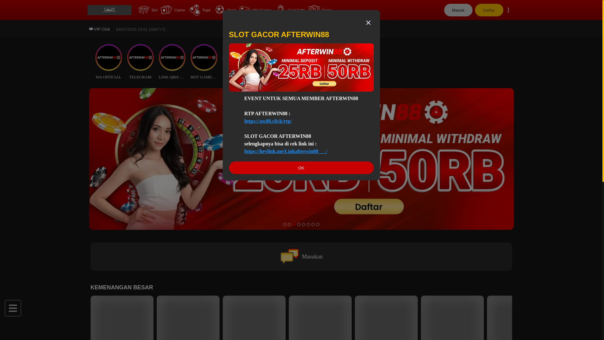website screenshot of https://afterwin88hore.com/