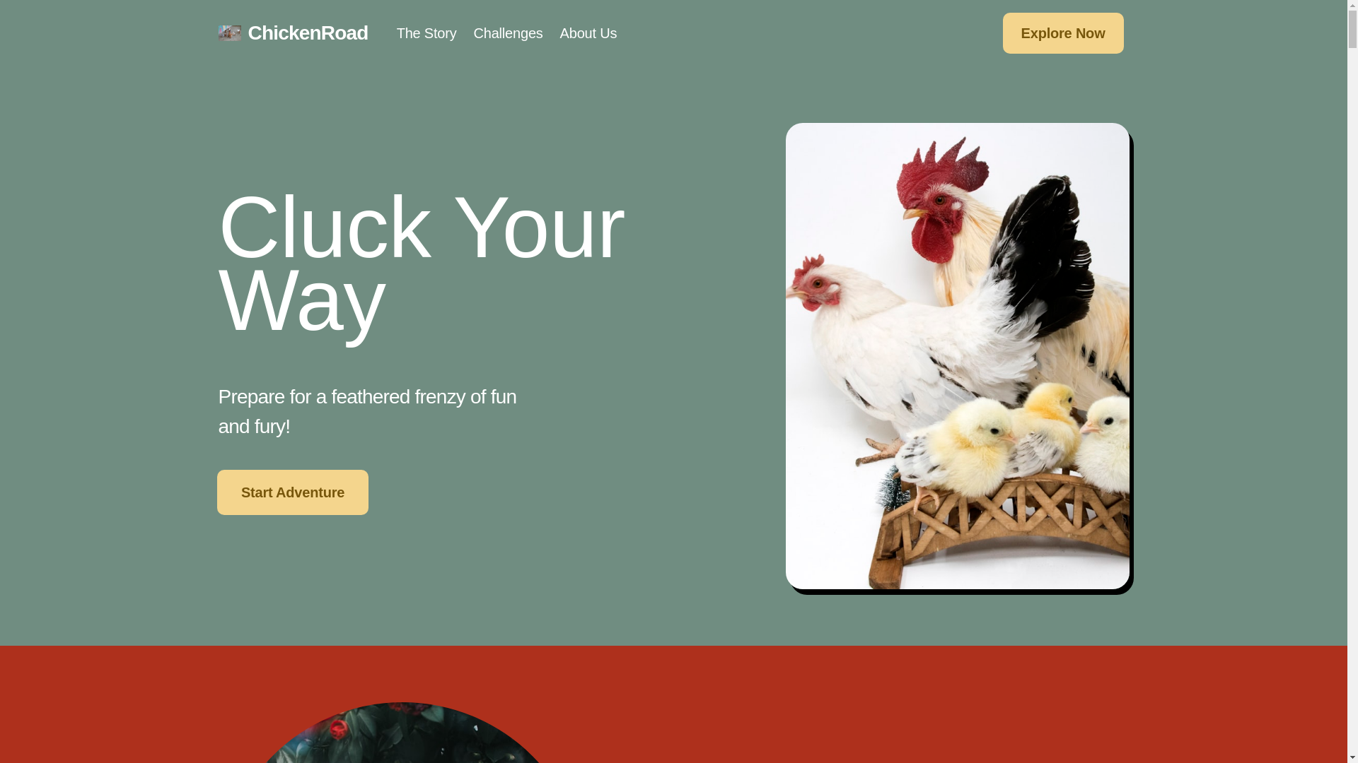 website screenshot of https://chickenroadtuzuw.info/