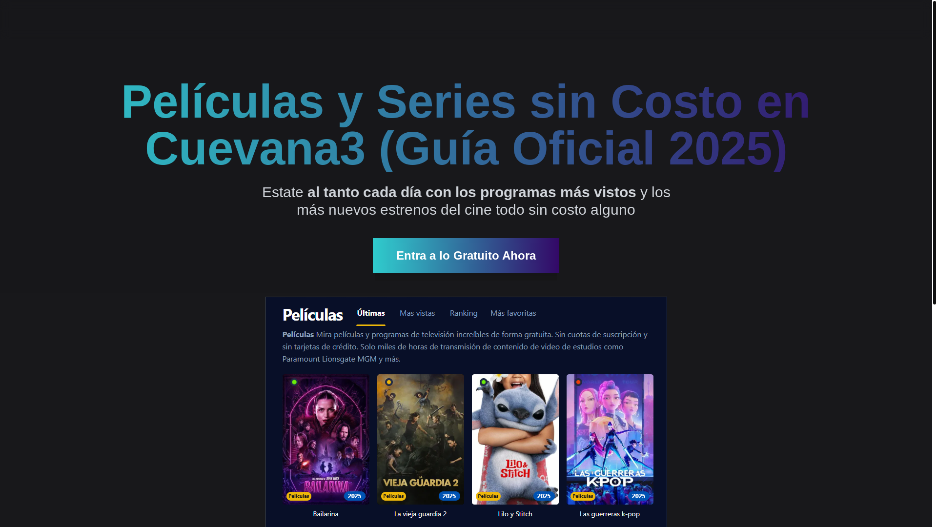 website screenshot of https://cuevana3-r8yc.pages.dev/