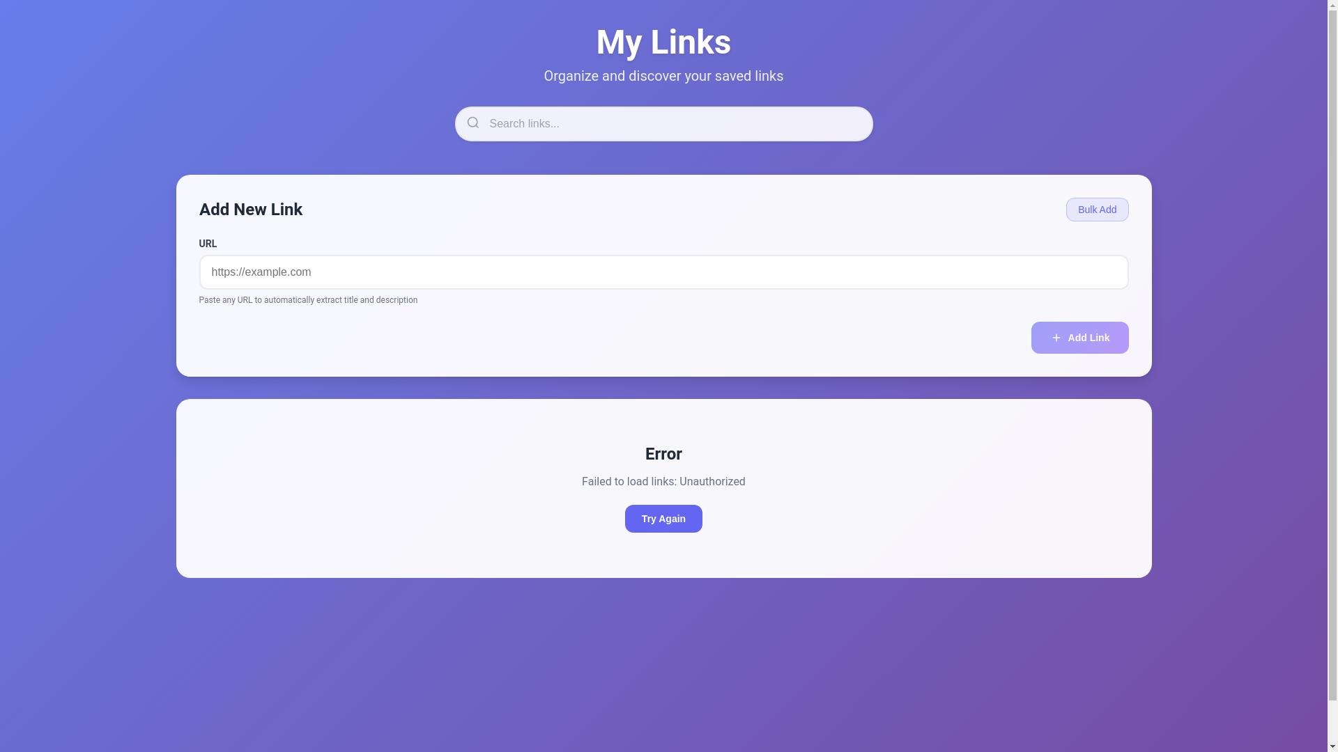 website screenshot of https://link-manager-b25.pages.dev/