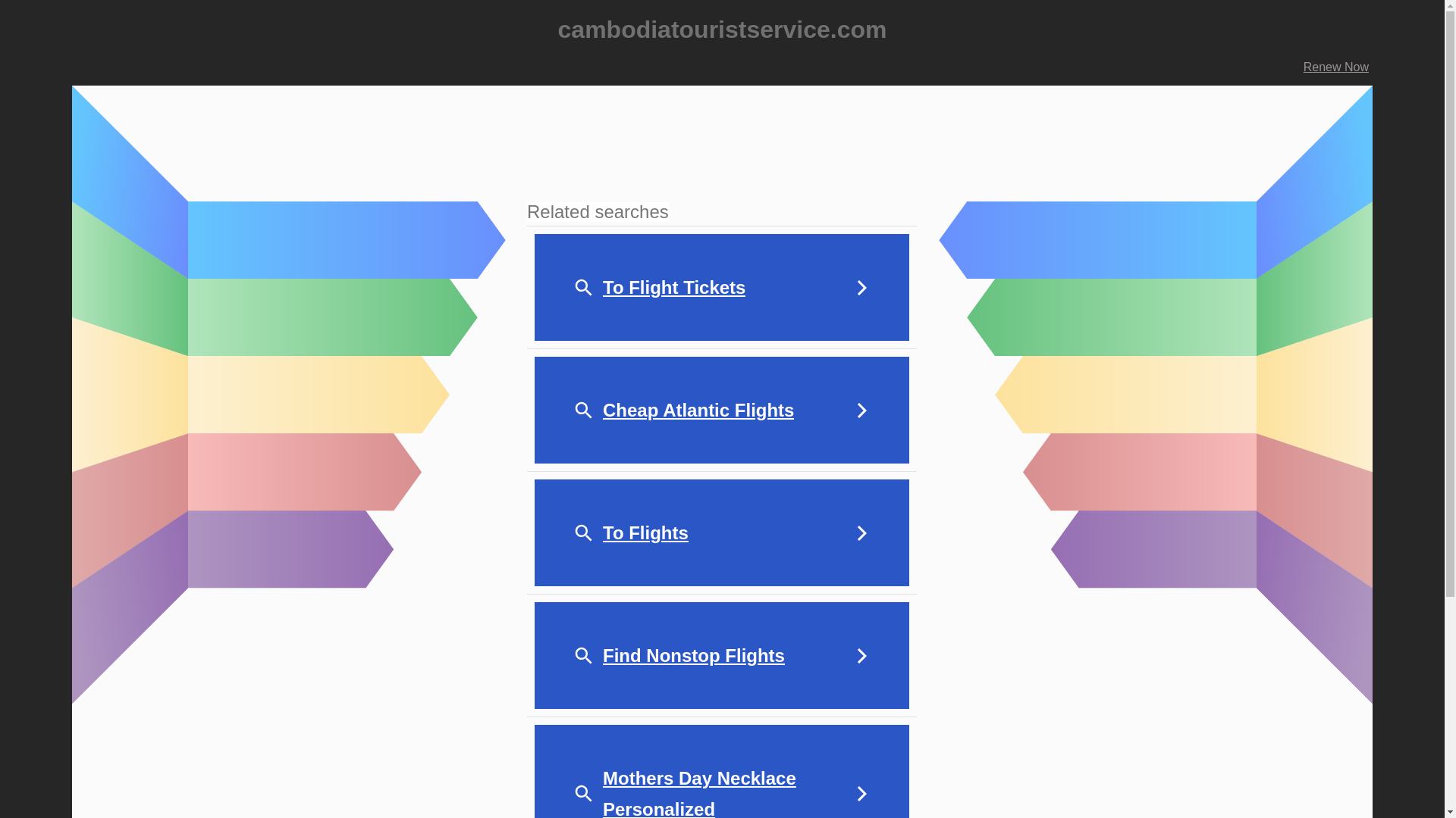 website screenshot of https://cambodiatouristservice.com