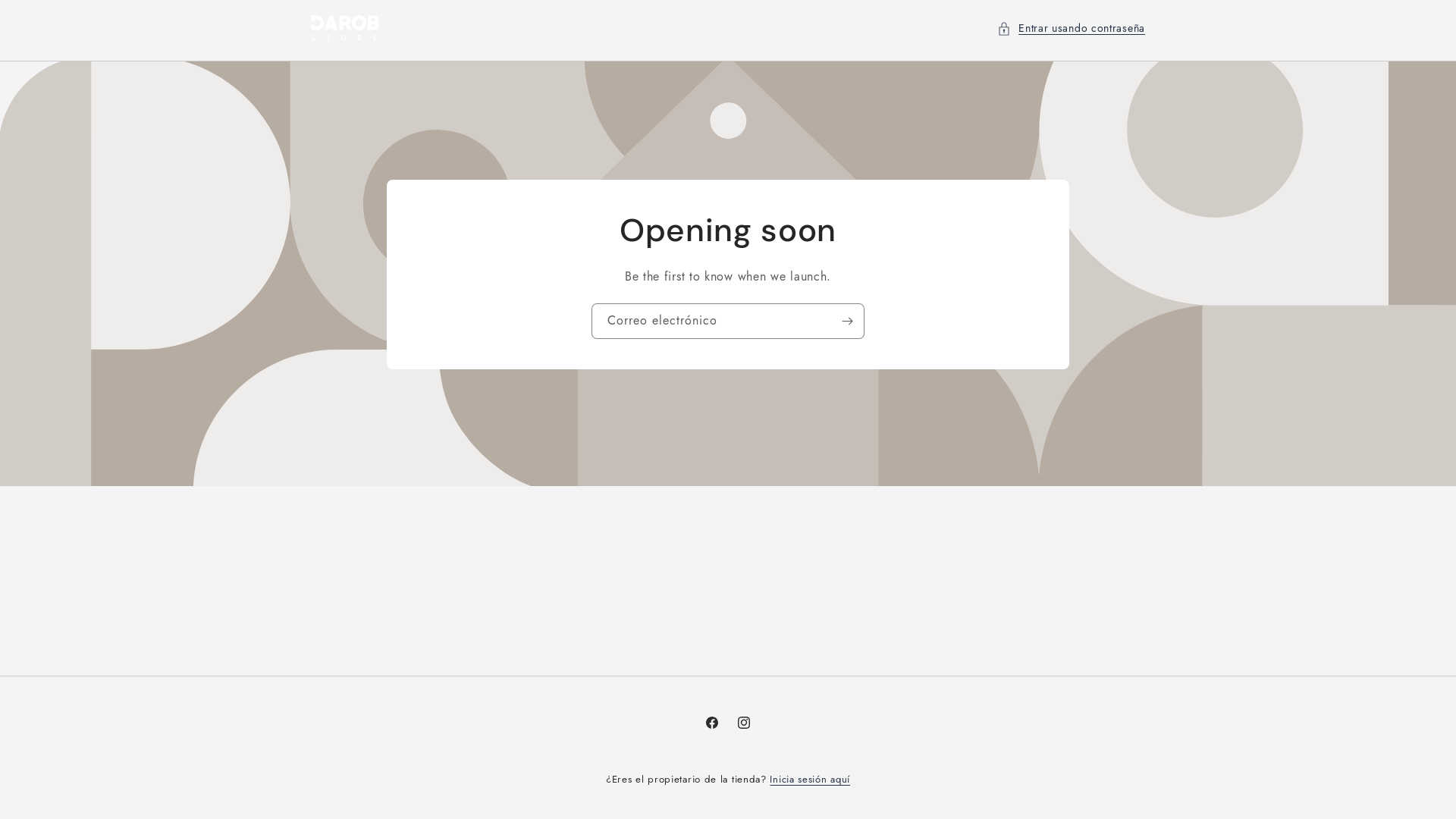 website screenshot of https://darobstore.com/