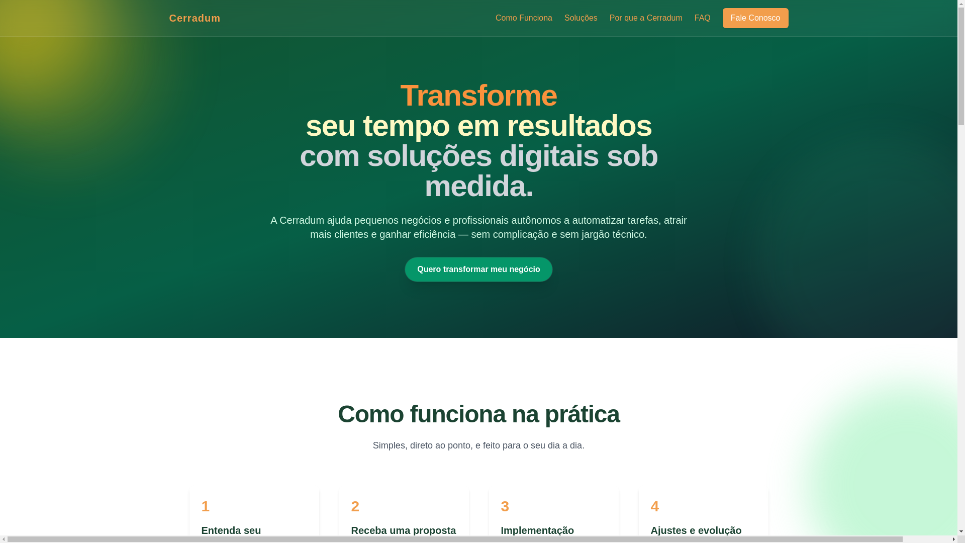 website screenshot of https://lp-cerradum.pages.dev/