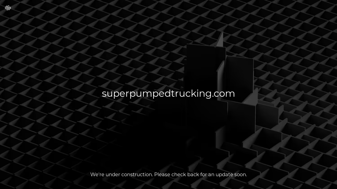 website screenshot of https://superpumpedtrucking.com/