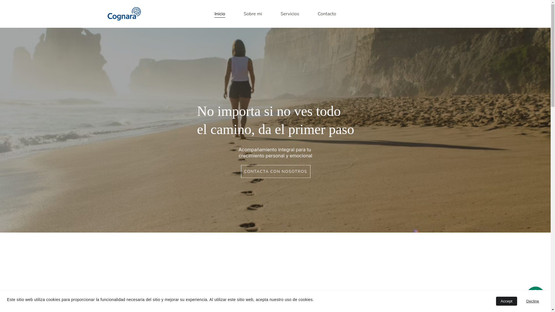 website screenshot of https://cognara.es/