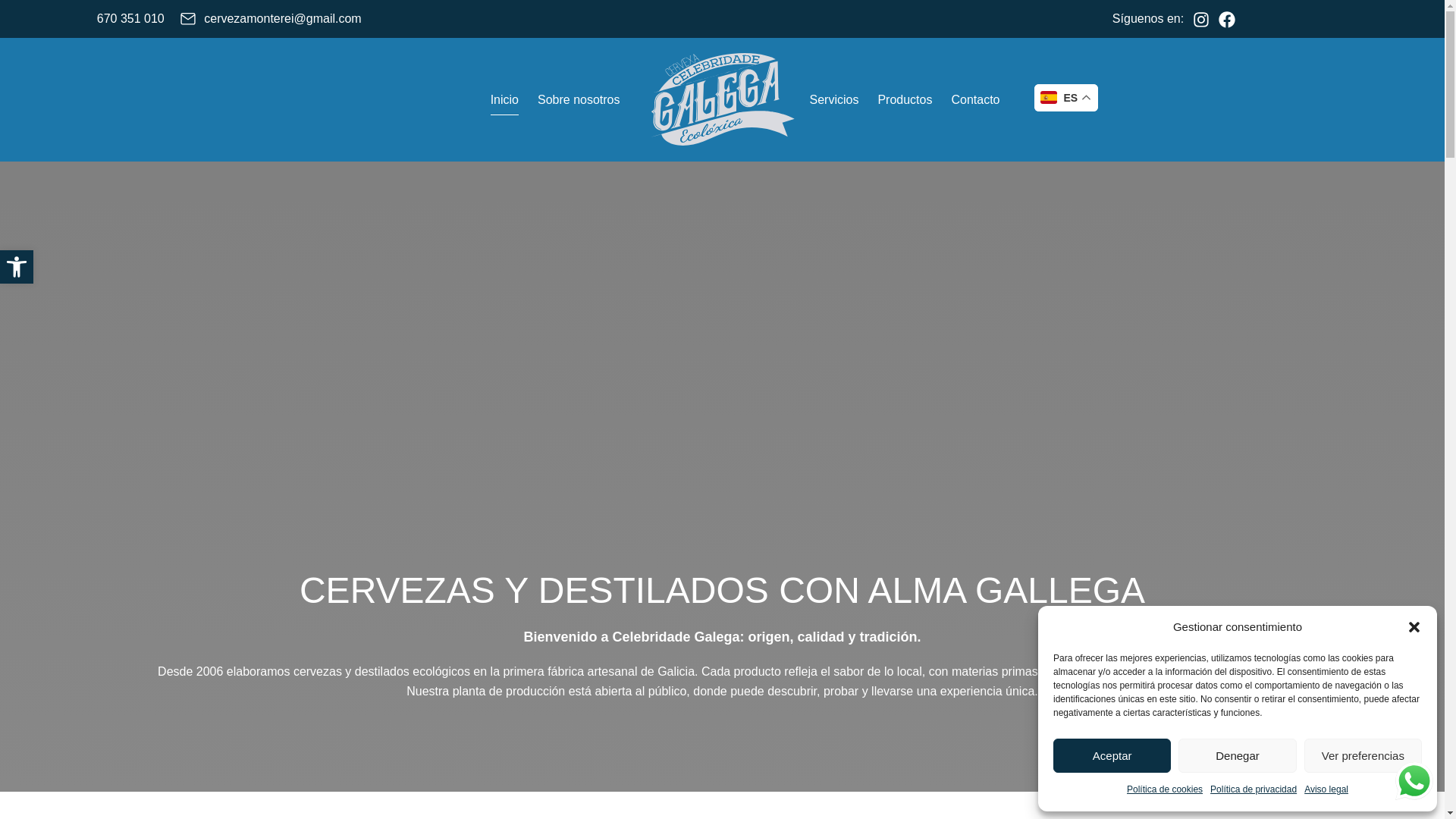 website screenshot of https://celebridadegalega.com/