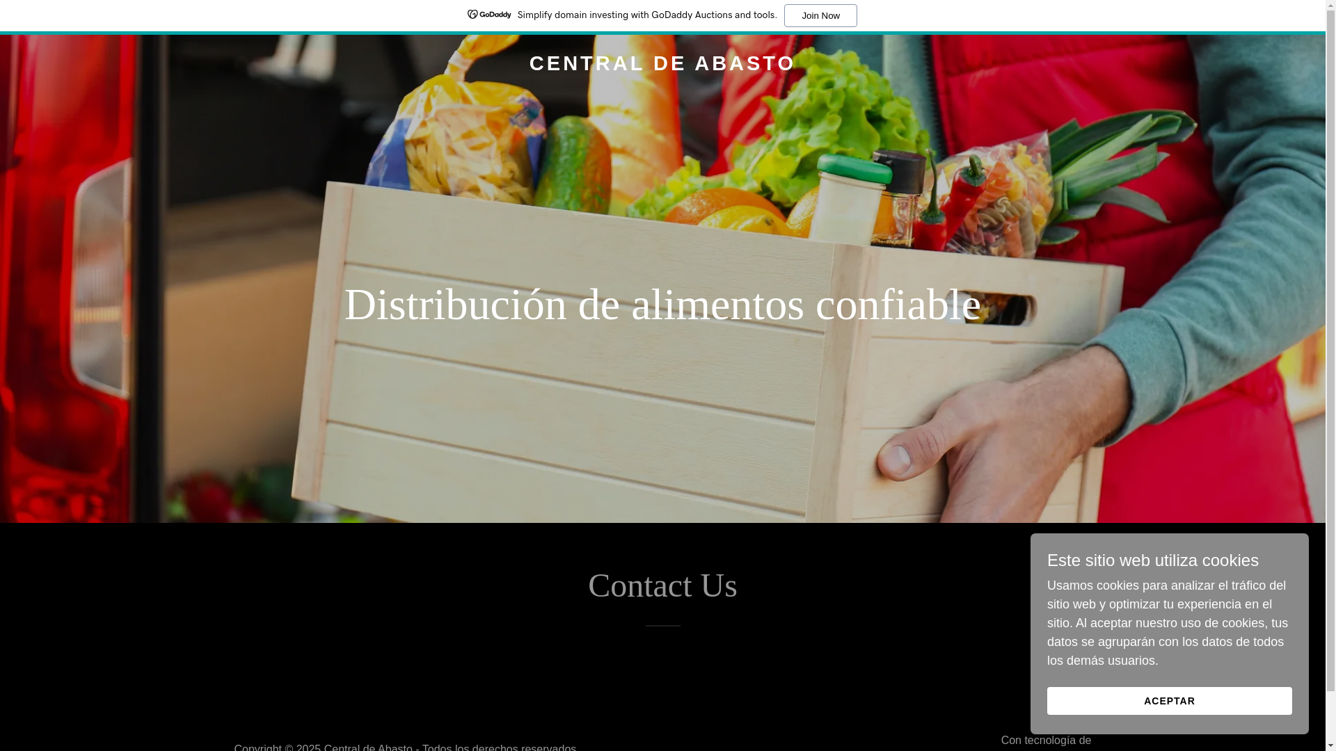 website screenshot of https://cmcentraldeabasto.com/