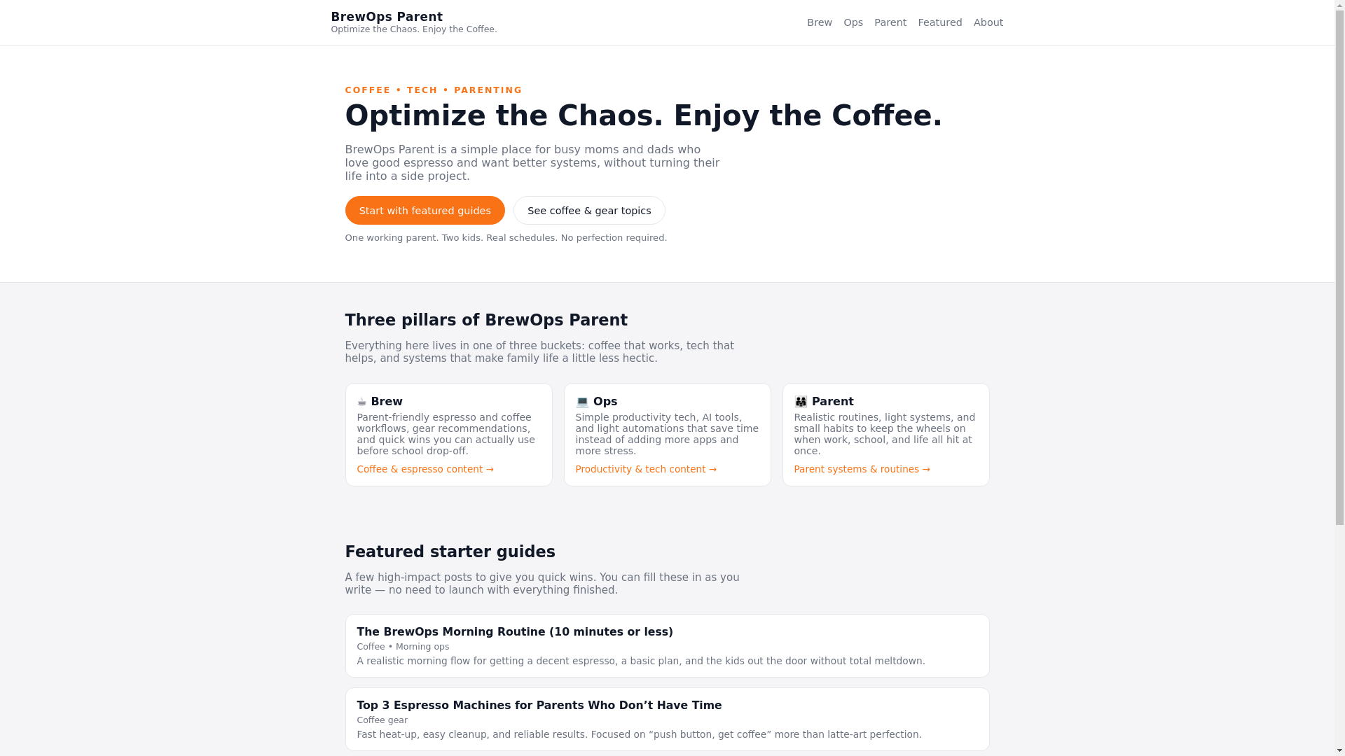 website screenshot of https://brewopsparent.com/