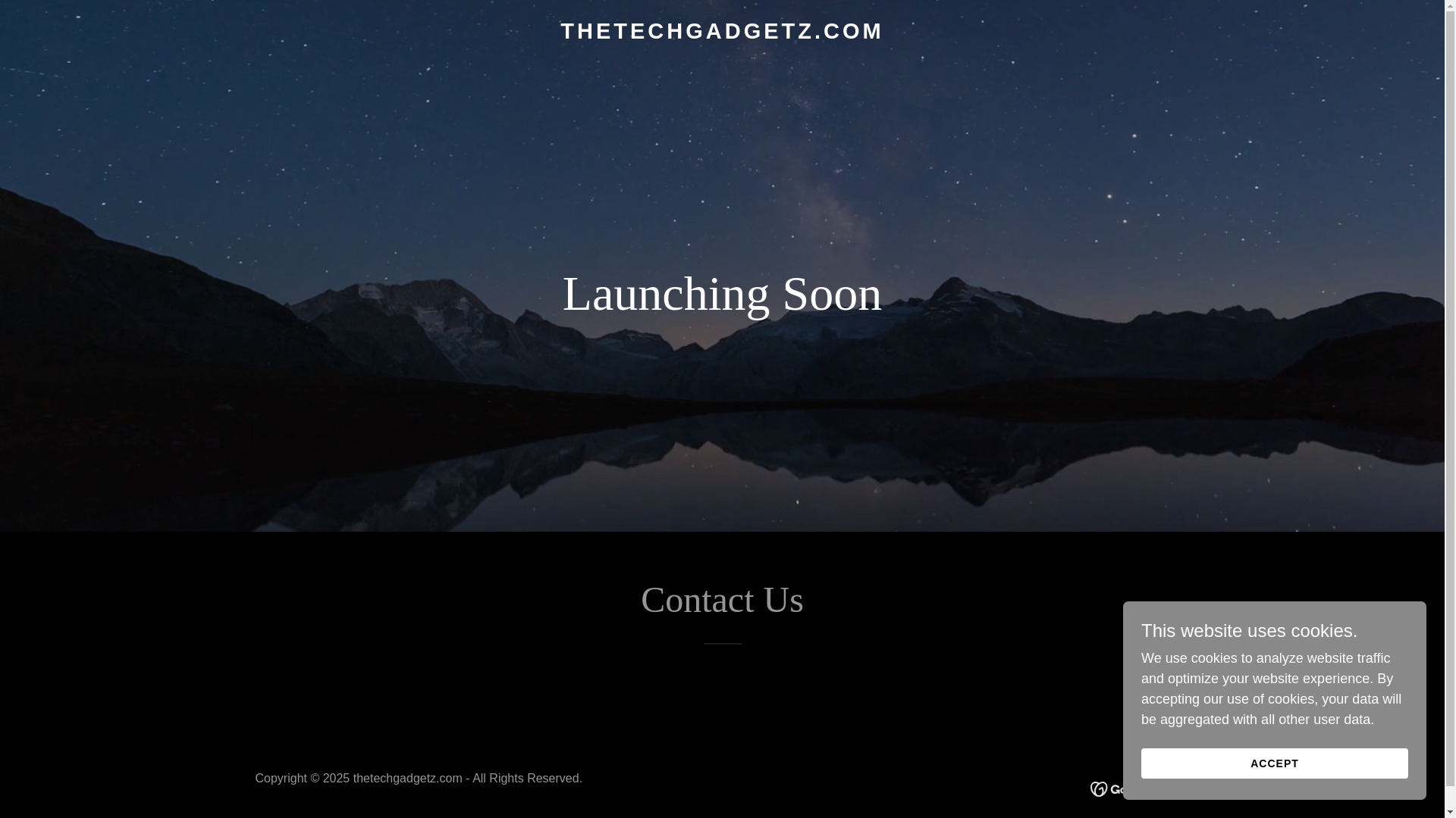 website screenshot of https://thetechgadgetz.com/