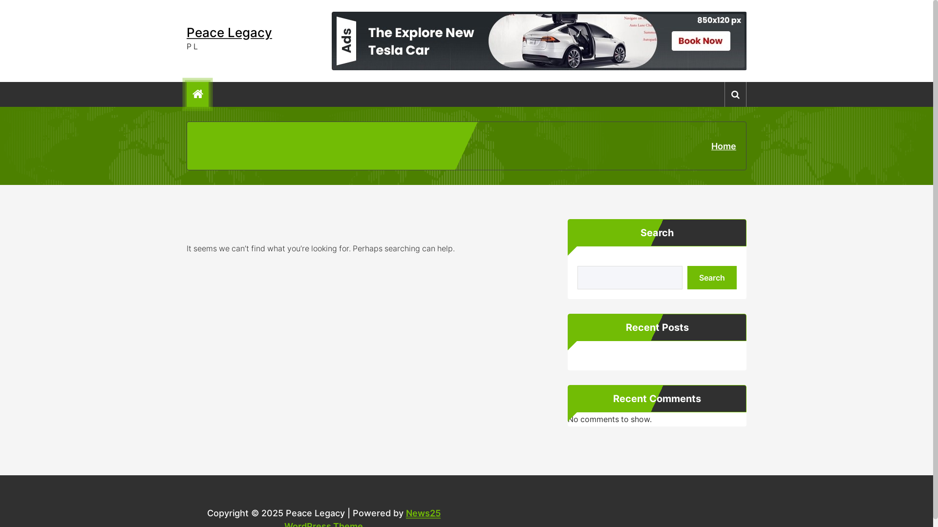 website screenshot of https://peacelegacy.site/