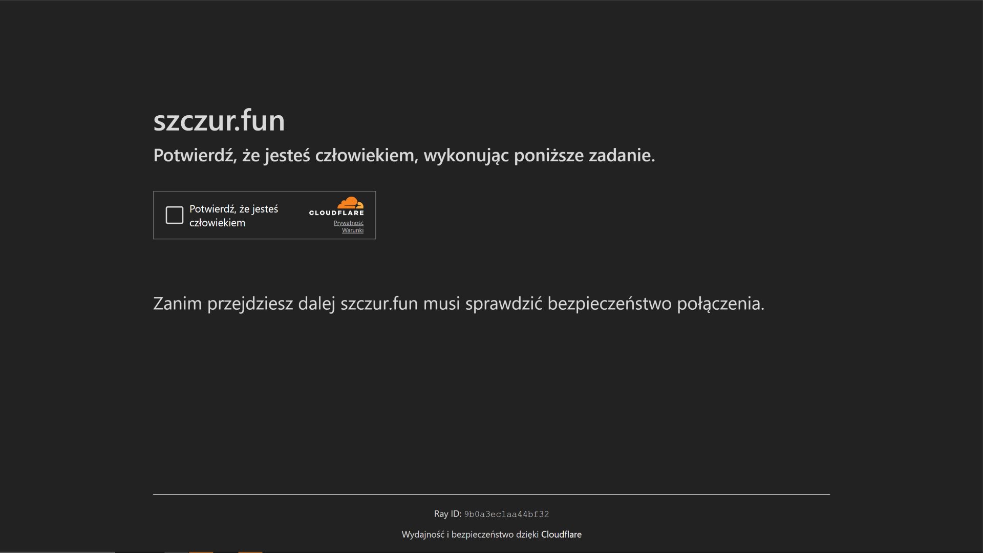 website screenshot of https://szczur.fun/