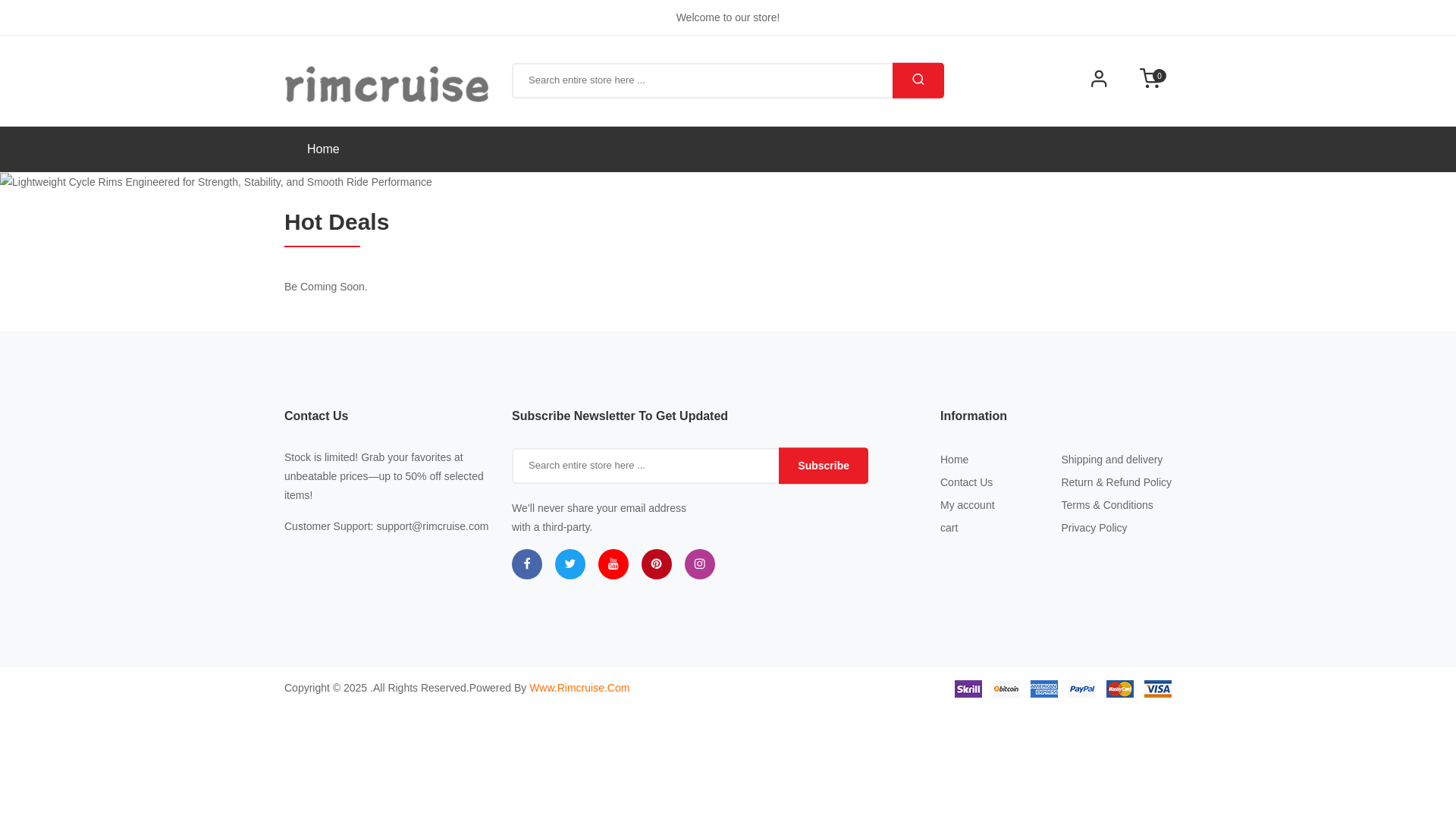 website screenshot of https://rimcruise.com/
