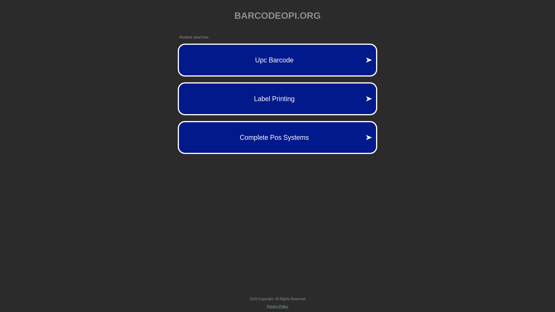 website screenshot of https://barcodeopi.org/