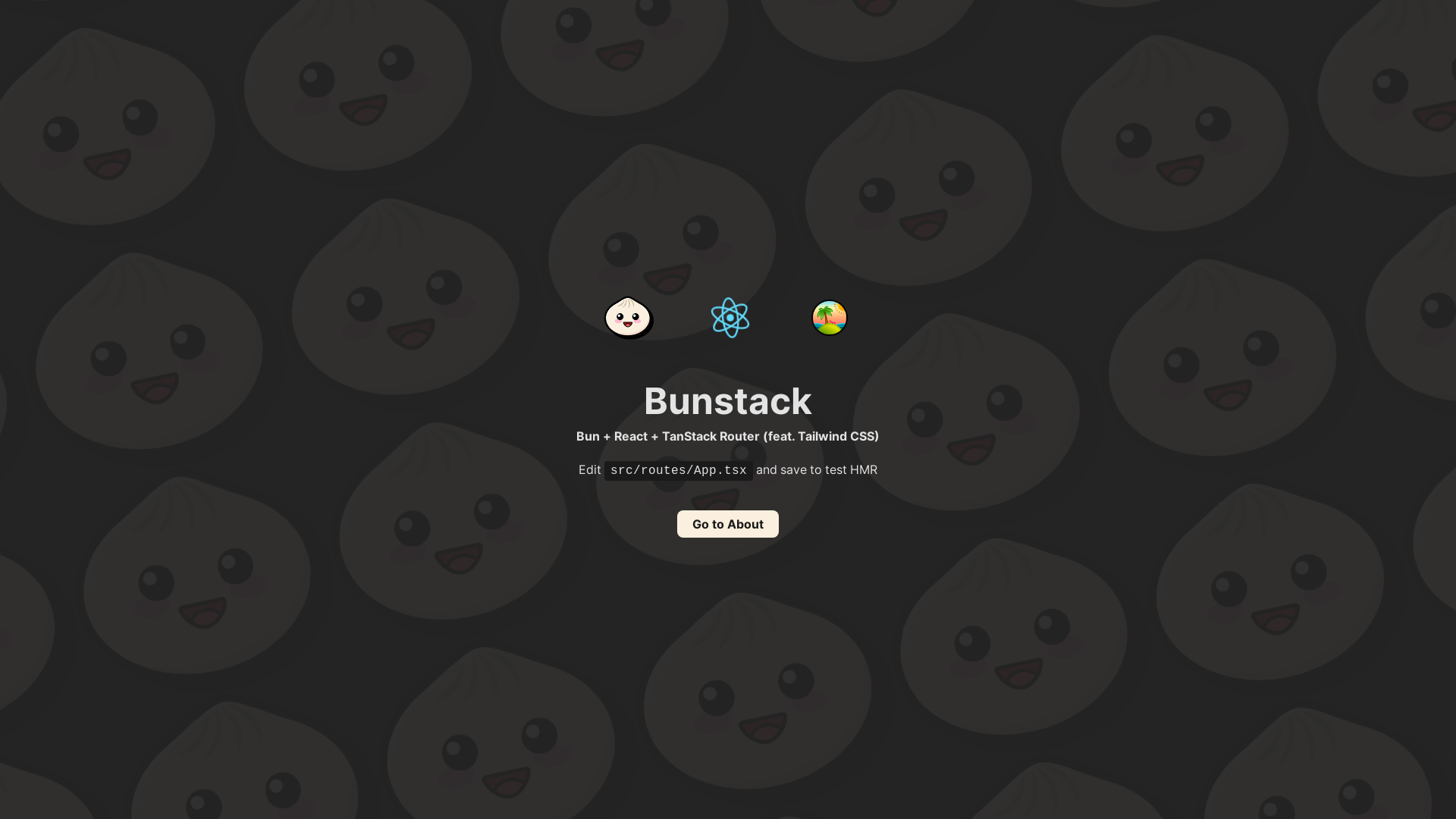 website screenshot of https://bunstack.pages.dev/