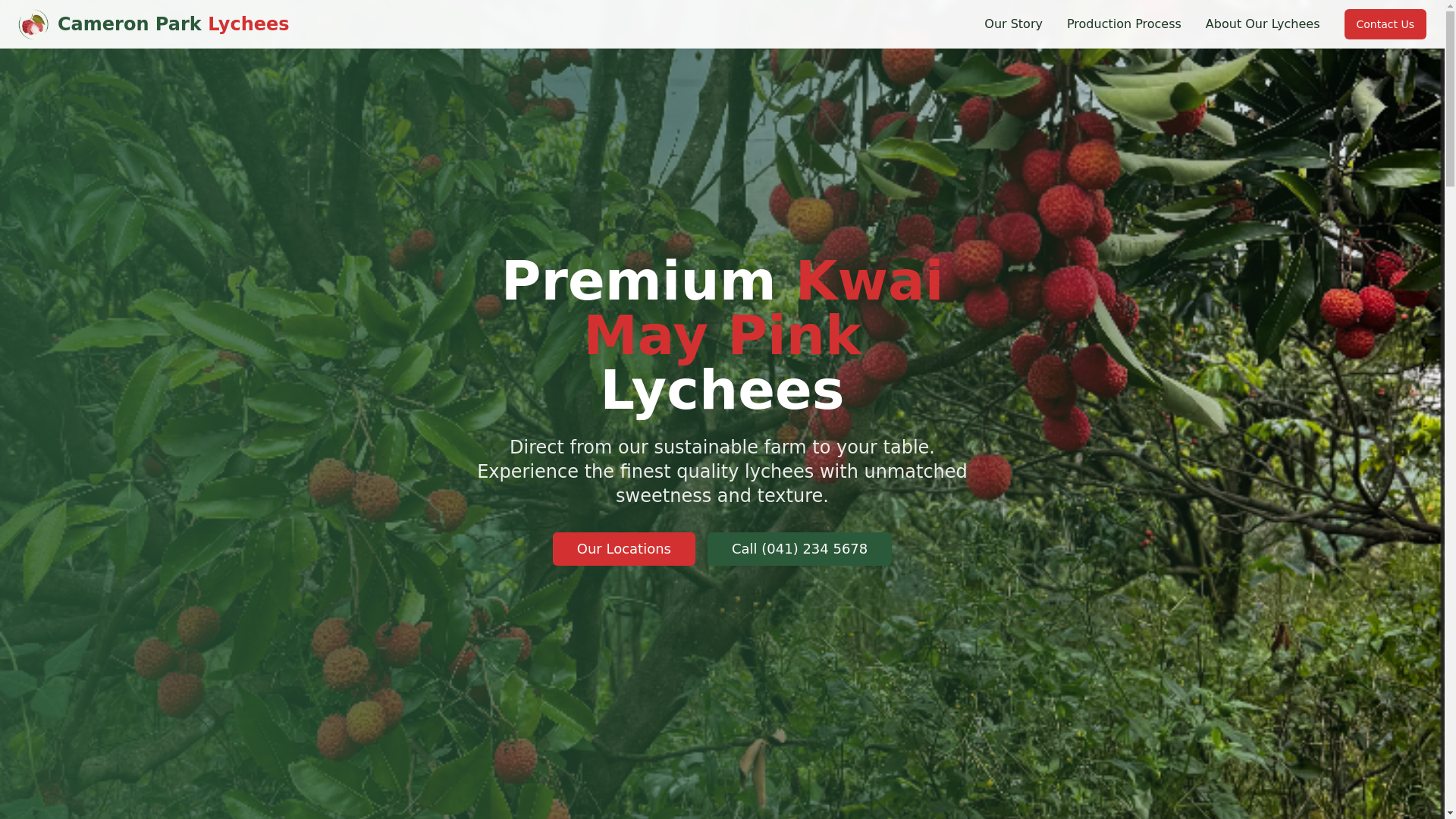 website screenshot of https://organiclychees.com/