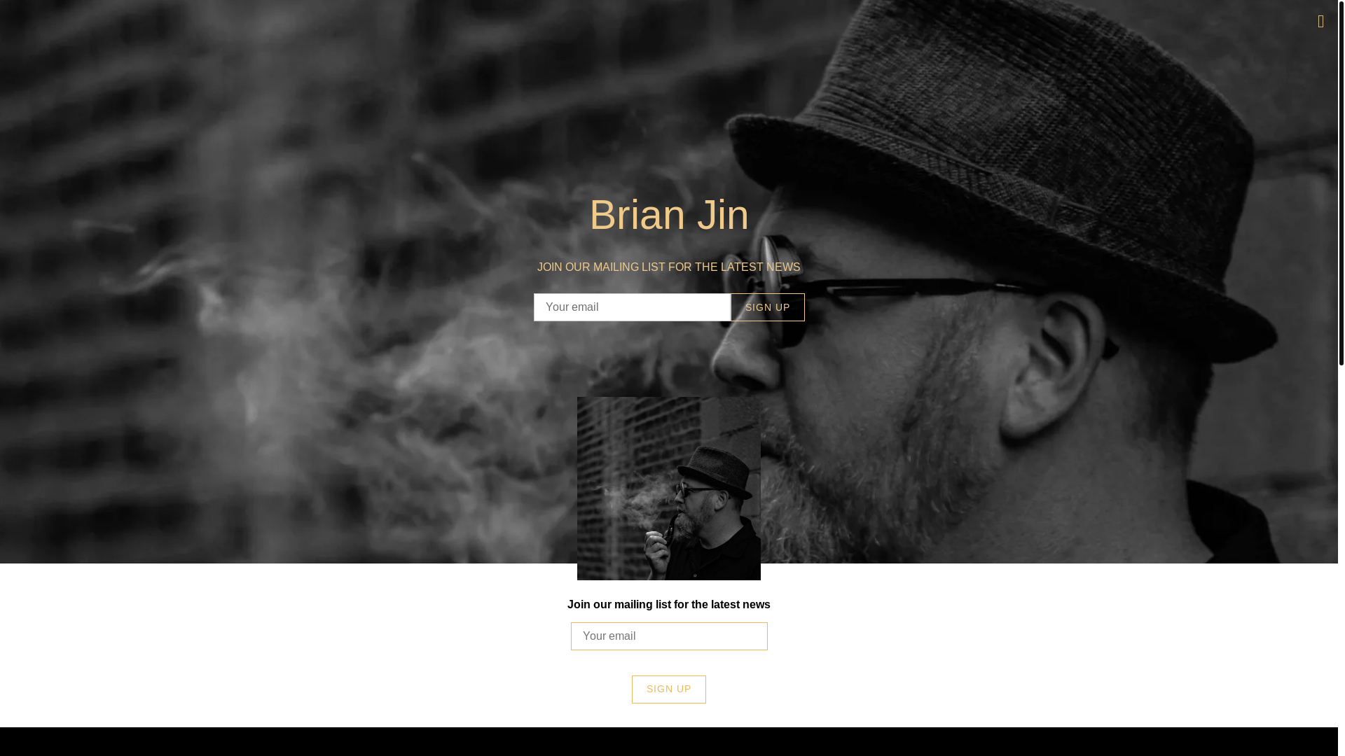 website screenshot of https://brianjin.net/