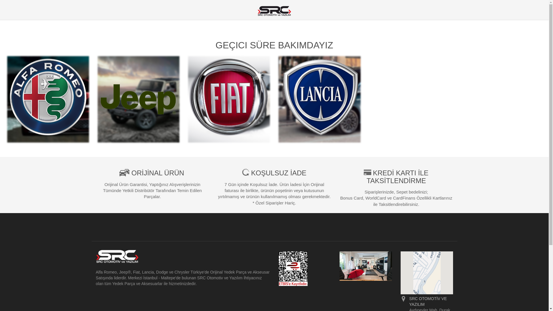 website screenshot of https://yedekparcabul.tr/