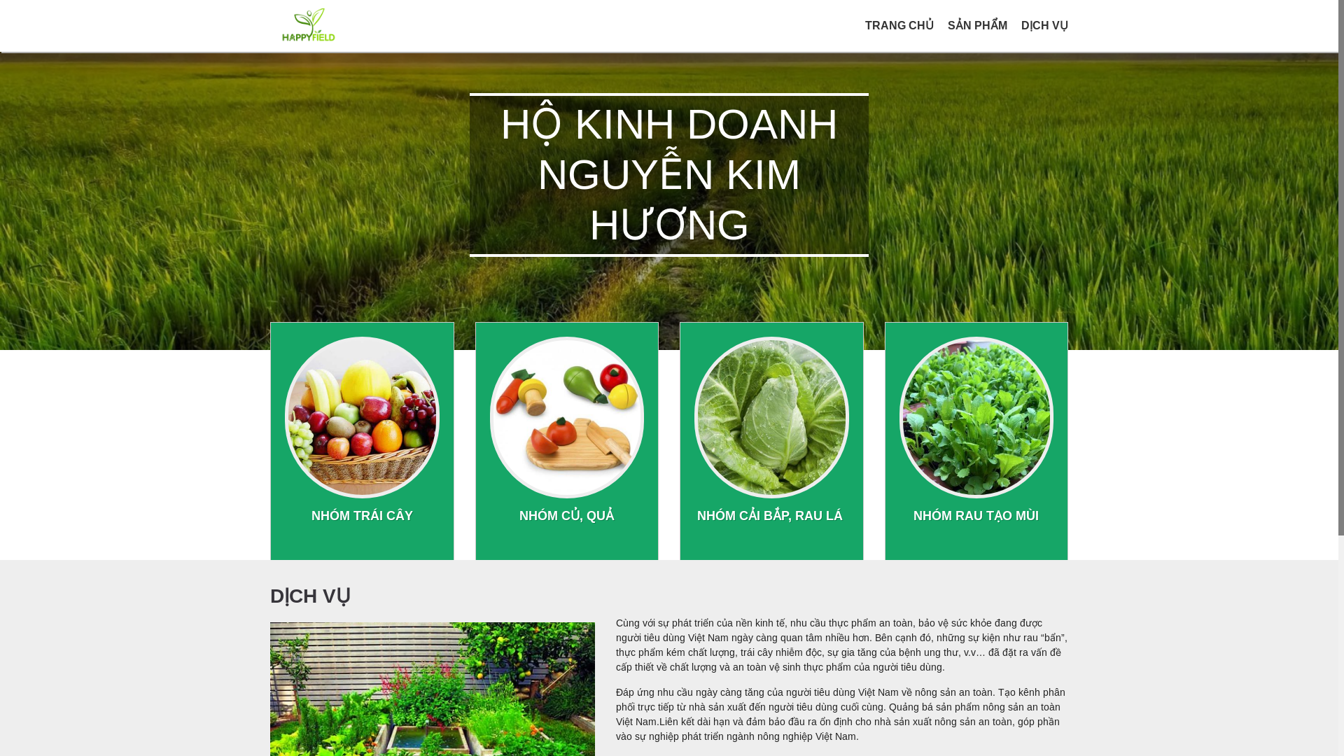 website screenshot of https://cuahangkimhuong.biz.vn/