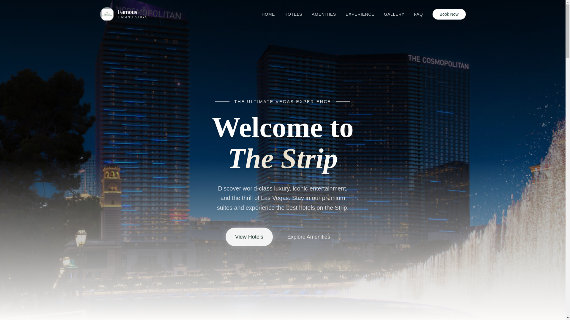 website screenshot of https://famouscasinostays.com/