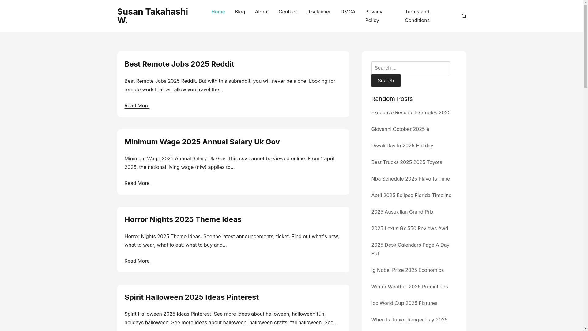 website screenshot of https://susantakahashiw.pages.dev/