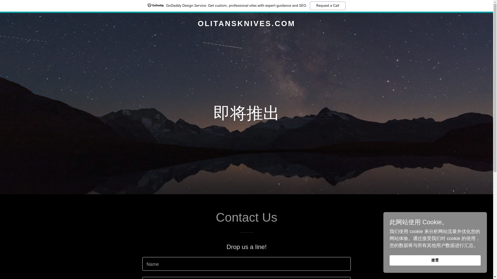 website screenshot of https://olitansknives.com/